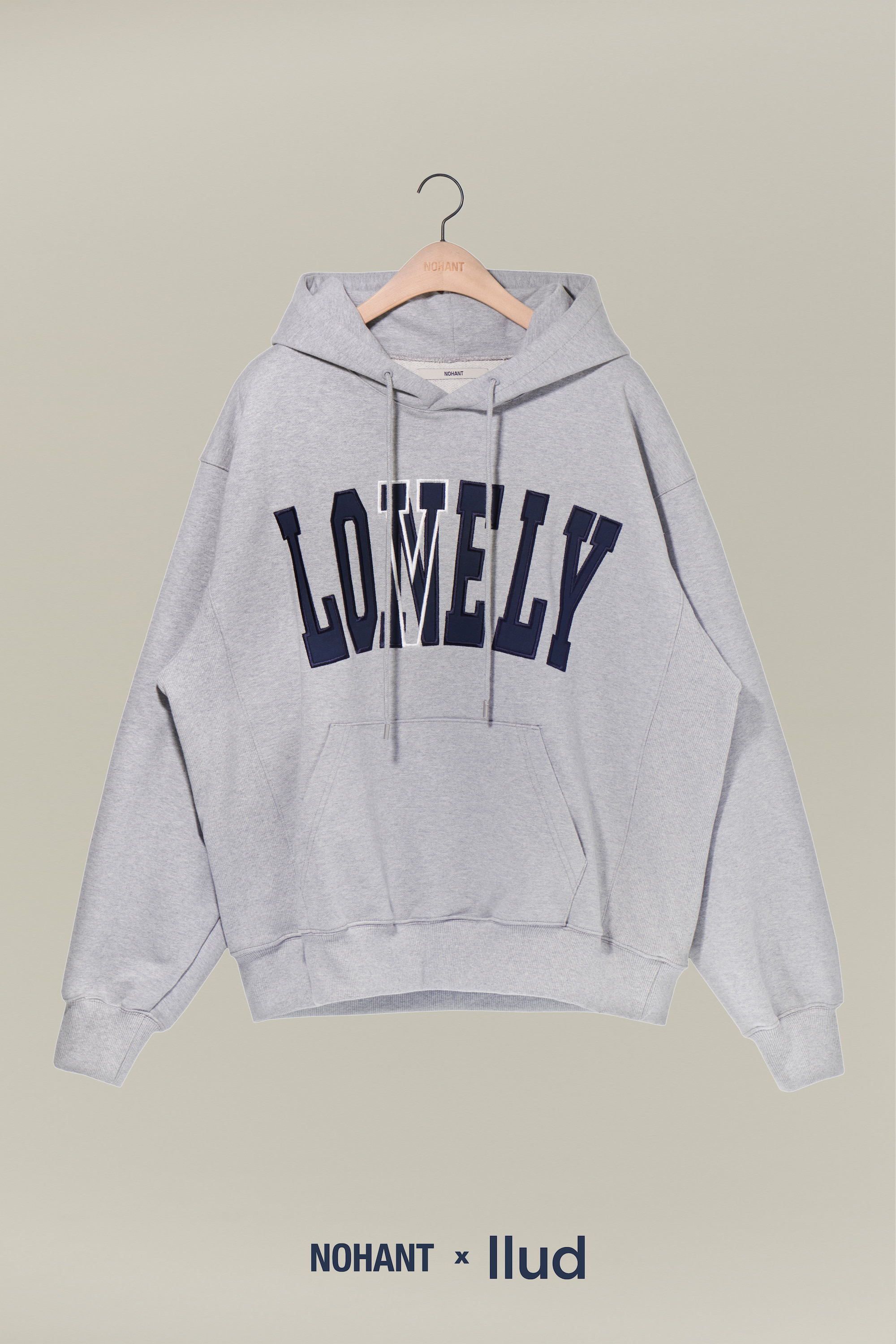 LONELY/LOVELY HOODIE GRAY
