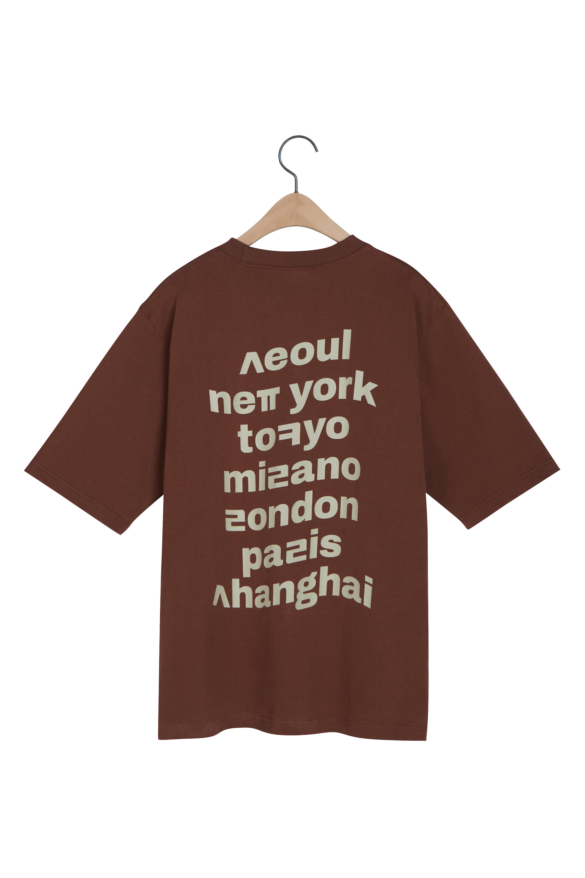 [CARRY OVER] LOVE CITY LOGO T SHIRT BROWN